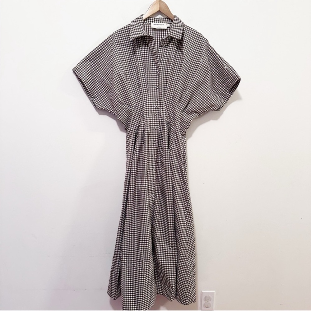 Anthropologie The Tobie Studded Shirt Dress by Exquise - Picture 9 of 12